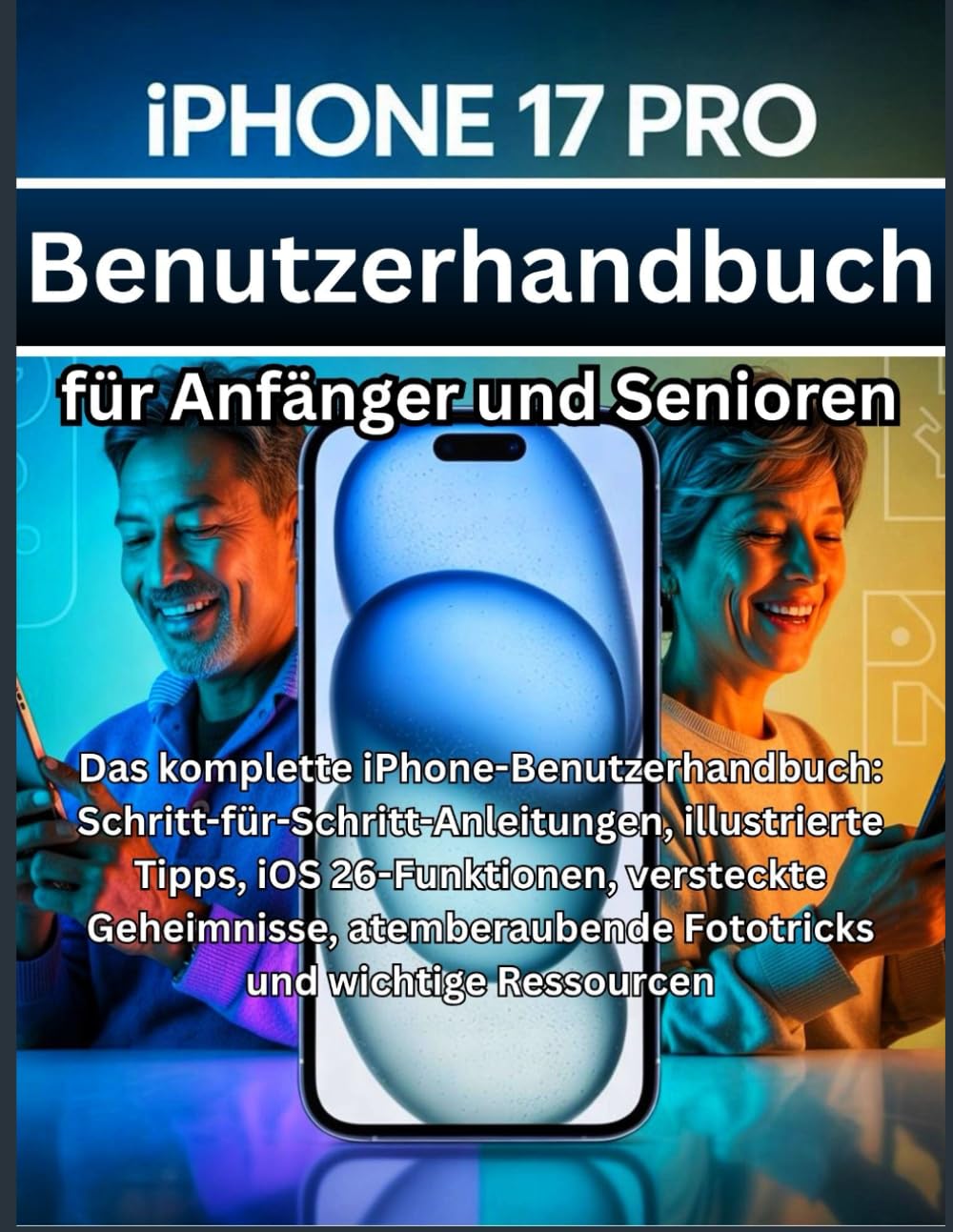 iPhone 17 Pro Benutzerhandbuch für Anfänger und Senioren: Das komplette iPhone-Benutzerhandbuch: Schritt-für-Schritt-Anleitungen, illustrierte ... Fototricks und wichtige Ressourcen