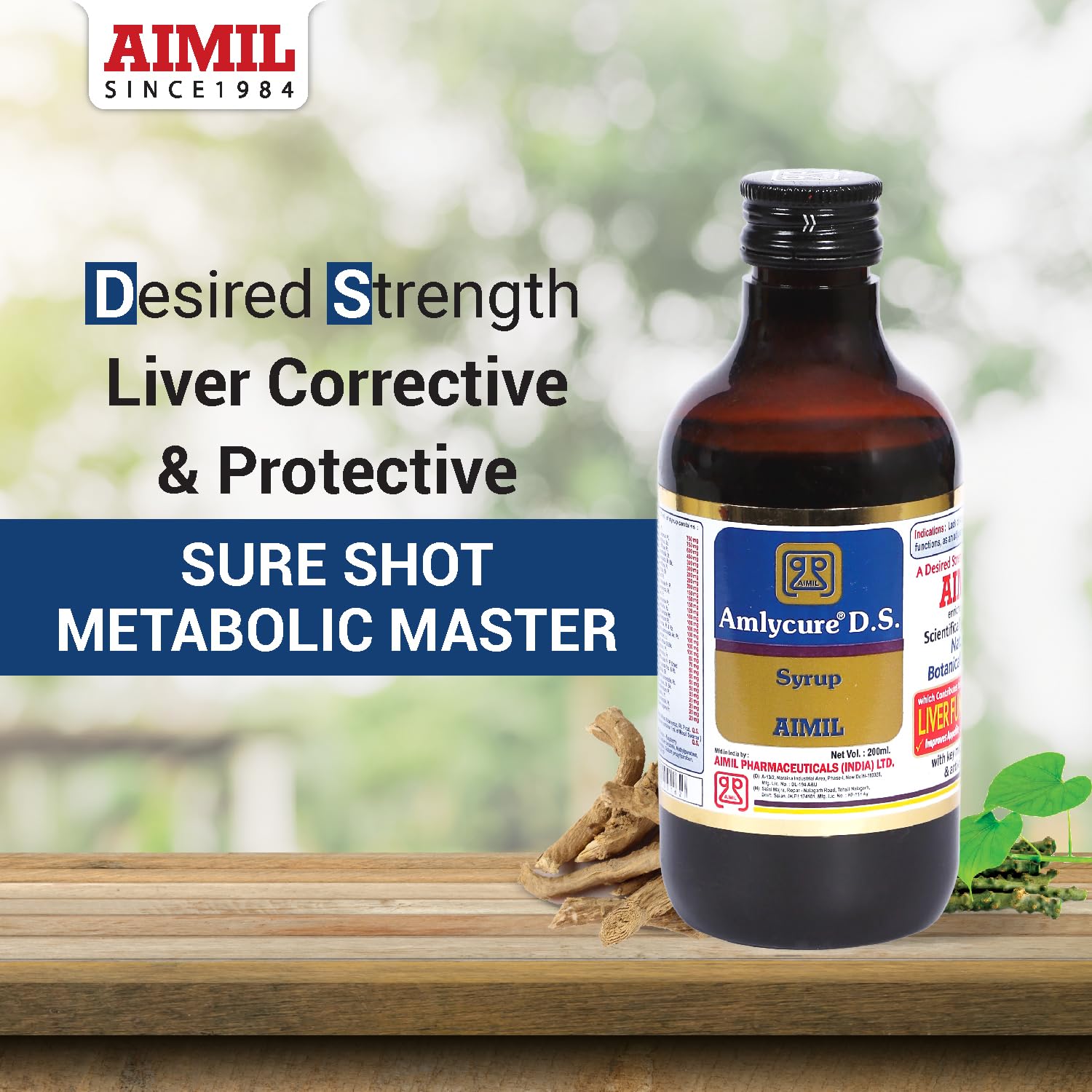 AIMIL Amlycure D.S. Syrup for Liver Health – 200ml | Ayurvedic Liver Tonic & Metabolism Booster | Supports Digestion, Appetite, and Detoxification with Natural Botanical Extracts (Pack of 2) — Amazon image 5