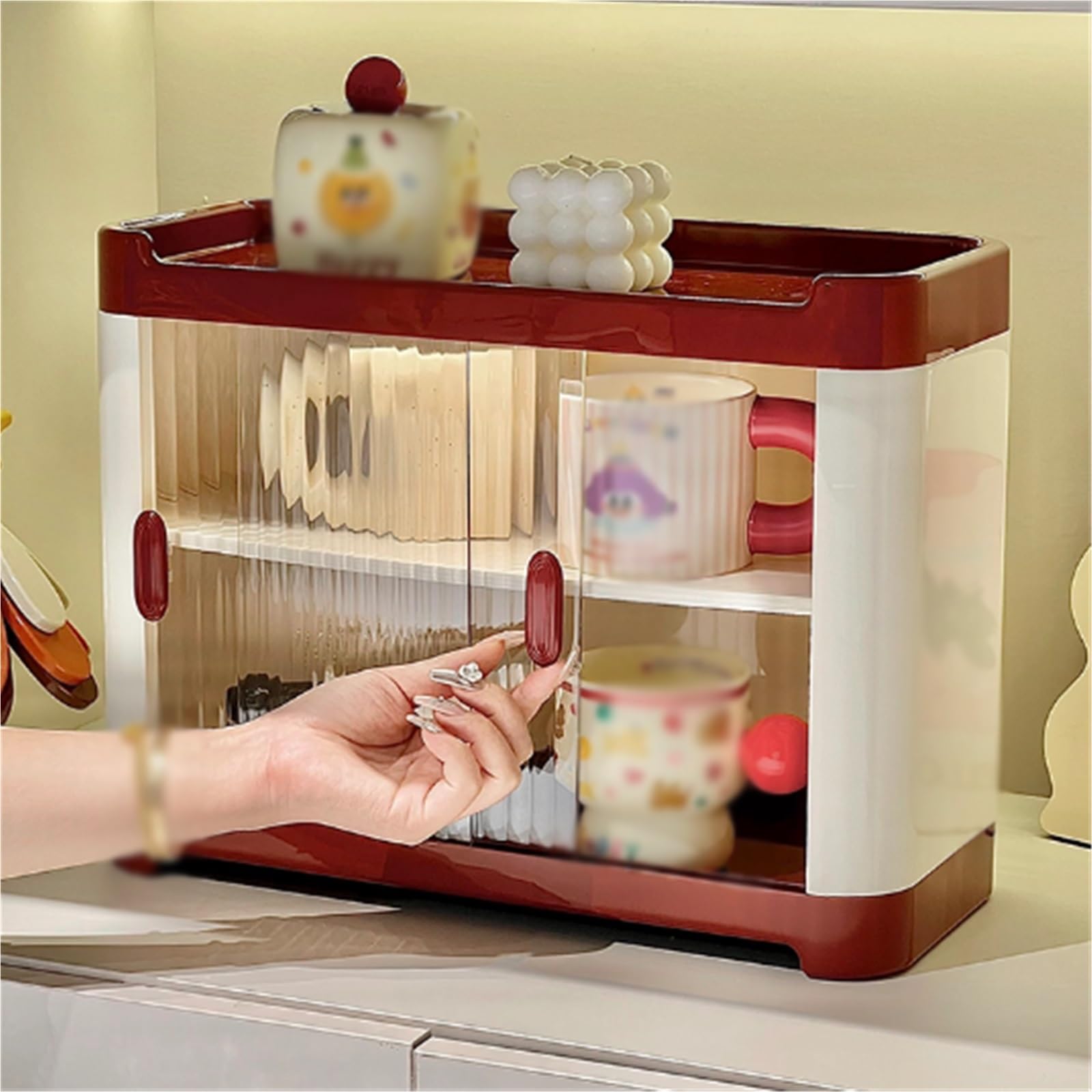 Para el coche Portavasos de escritorio, almacenamiento tazas, multicapa, taza café, té Ajuste
