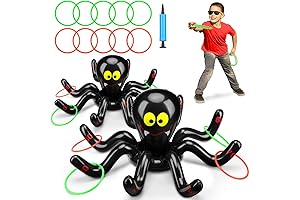 Halloween Inflatable Ring Toss Game with Score Sign: Ultimate Halloween Party Game