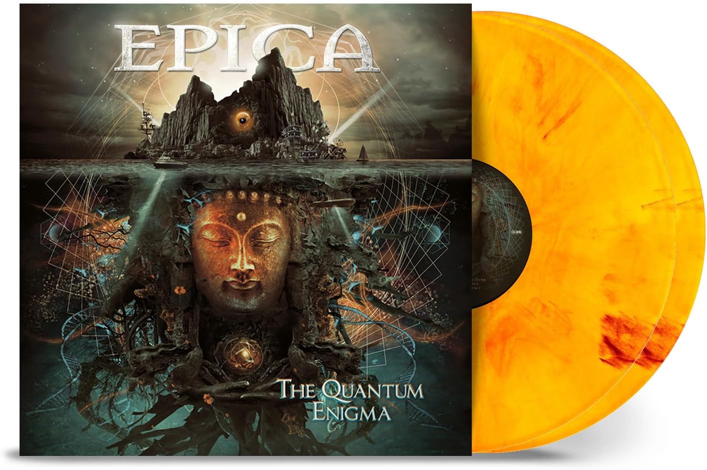 The Quantum Enigma - 10th Anniversary - Yellow Red Marble por Epica — capa do álbum