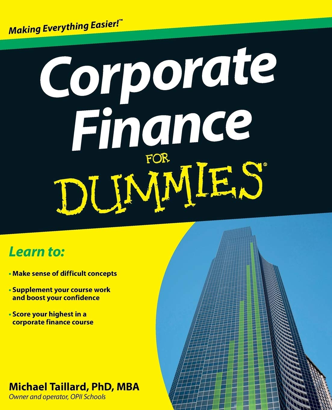 Corporate Finance For Dummies by Michael Taillard: Beginner Guide to Cash Flow, Valuation & Investments