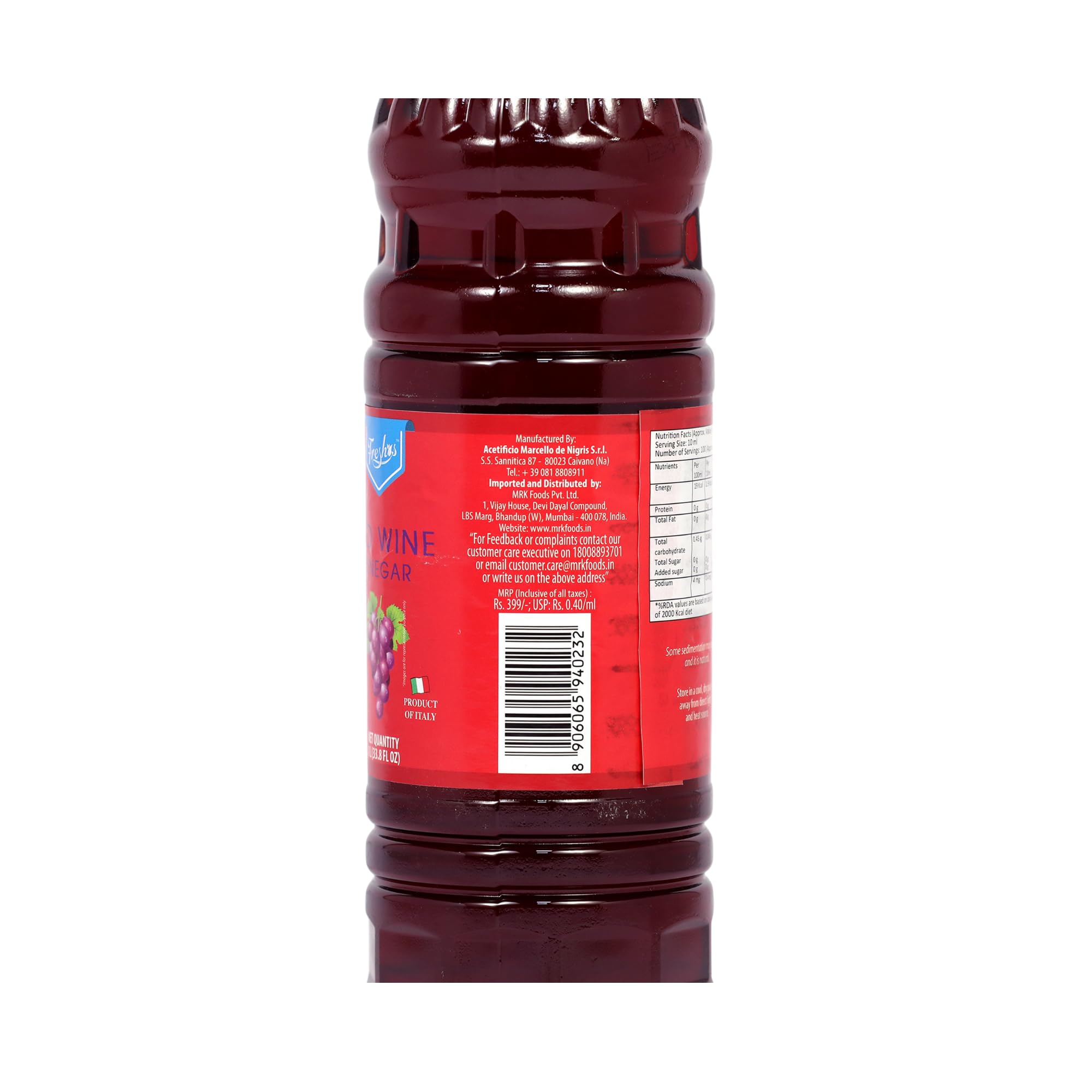 Freshos Red Wine Vinegar, 1 L, White & Red, Medium - Image 4 thumbnail