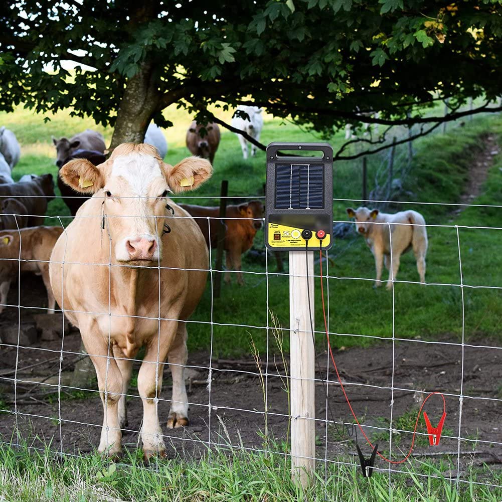 Stroagymoon Electric Fence Wire Connect The and Electric Fence Charger, Electric Fence, Electric Fence Lead Wire with Alligator Clip - Image 4