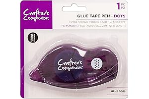 Crafter's Companion CC-ADH Extra Strong Permanent Tape Pen-Dots, Clear