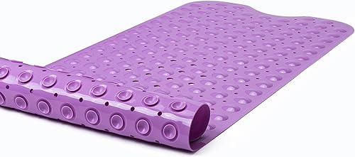 Miniatura 88 de Alfombrilla para bañera (largo, extra larga), Vinilo, Amarillo opaco., M Amarillo opaco,Aqua opaco (azul-verde),Azul claro opaco,Turquesa opaca