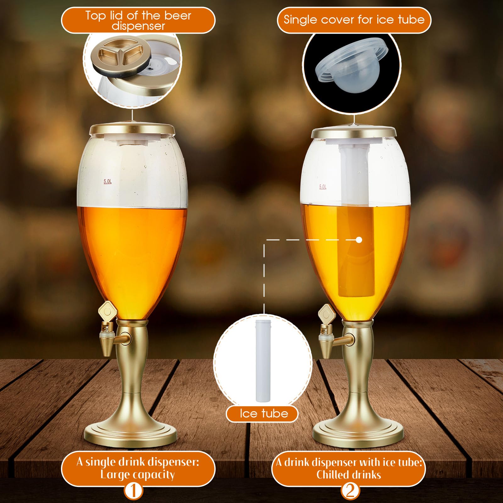 Irenare Iced Beverage Dispenser