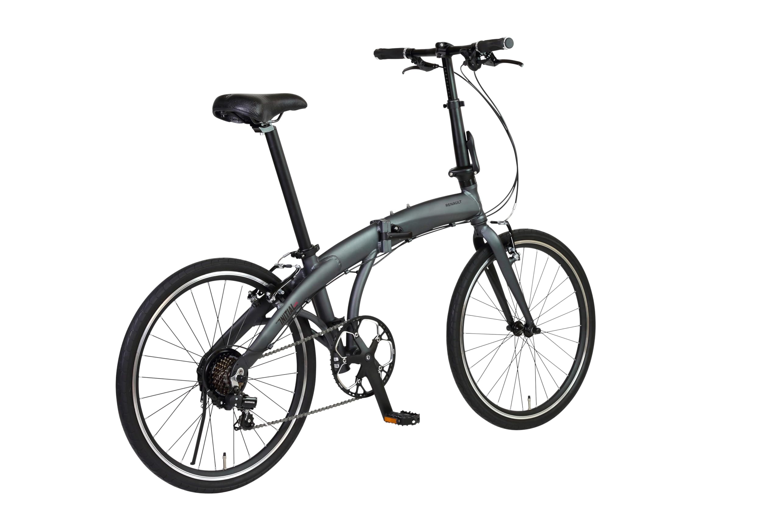 RENAULT INITIAL247 24インチ折りたたみ自転車 Amazon | RENAULT(ルノー) INITIAL247-N グレー 軽量アルミ