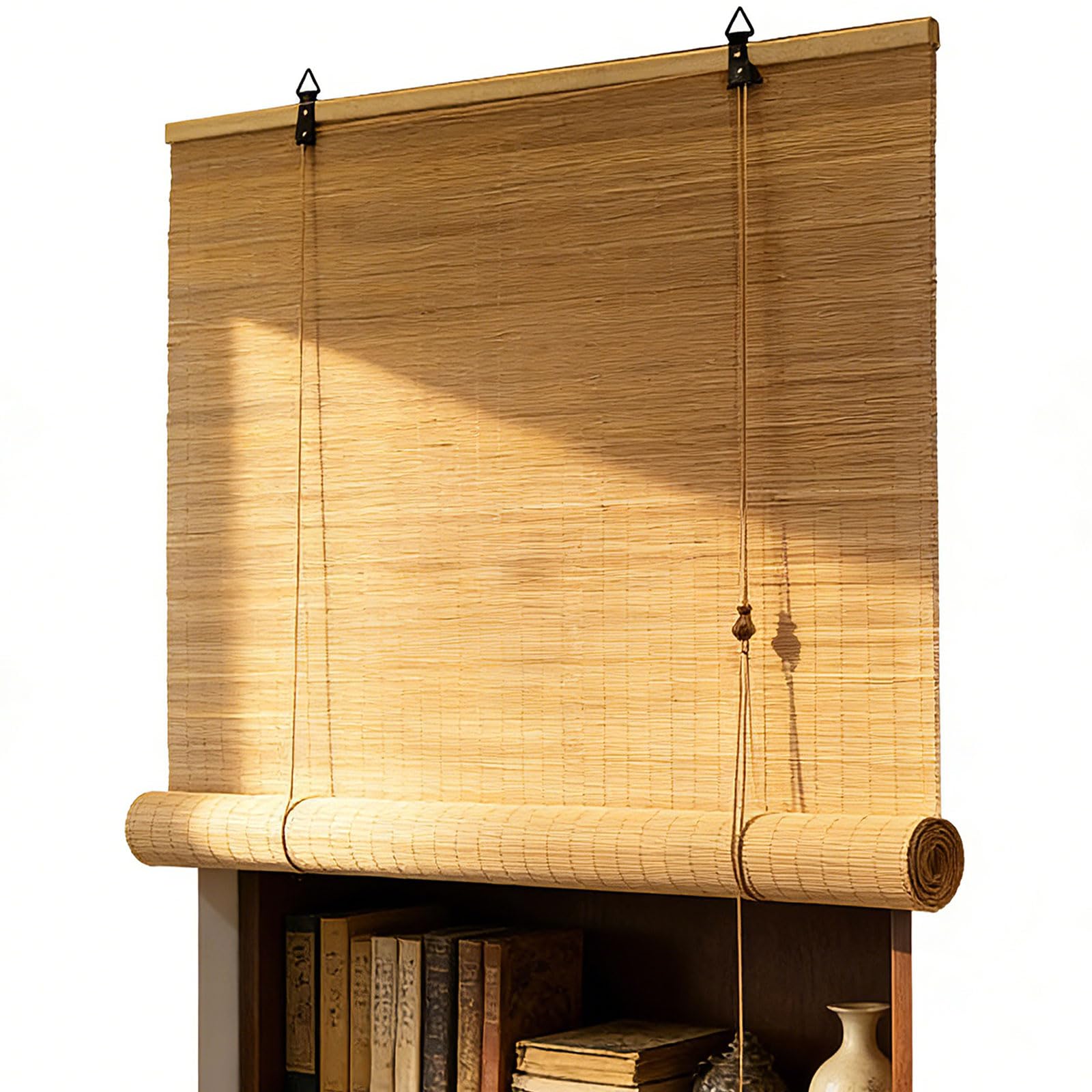 Store enrouleur bambou 72 x 100 cm avec ascenseur pour intérieur