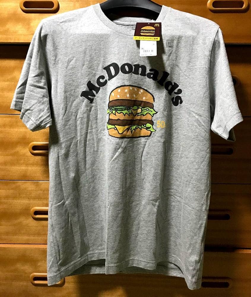 Amazon.co.jp: マクドナルド ユニクロ マック tシャツ XL ビッグ