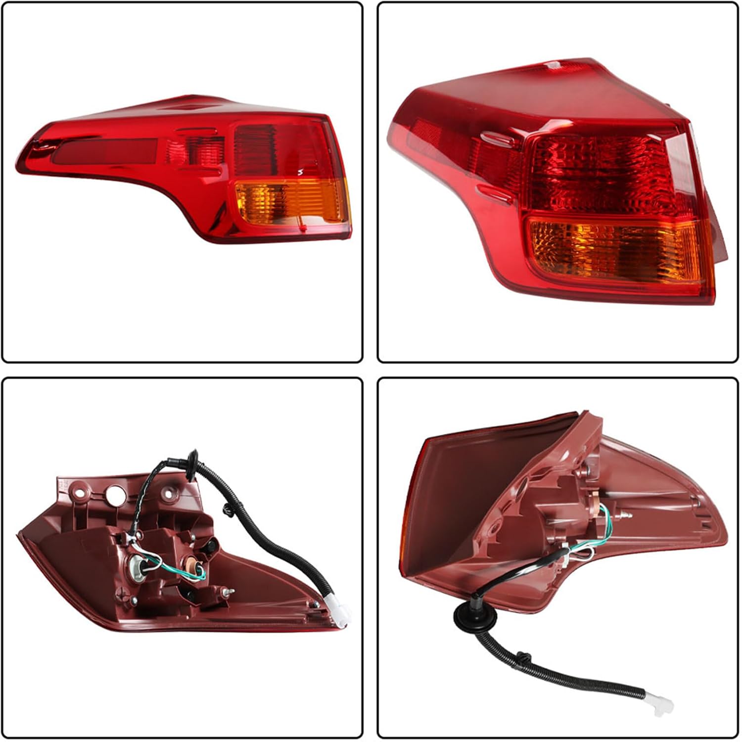 WFLNHB 1Pc Left Side Rear Tail Light Assembly Replacement for Toyota RAV4 2013 2014 2015 Rear Brake Tail Lamp 8155142161