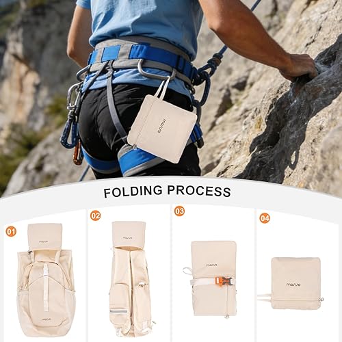 Miniatura 5 de MOSISO Mochila pequeña de senderismo de 10 L para mujeres y hombres, mochila plegable e informal ligera con bolsillo frontal de acceso rápido para