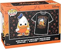 Vista 3 de Funko Pop! & Tee: Disney - Pato Donald de Halloween - brilla en la oscuridad - M - (M) - Camiseta - Ropa con figura de vinilo coleccionable - Idea