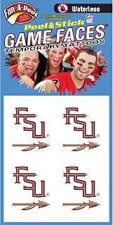 Fan-A-Peel Florida State Waterless Temporary Tattoos - Hypoallergenic Peel and Stick Waterproof Temporary Tattoos - Officially Licensed