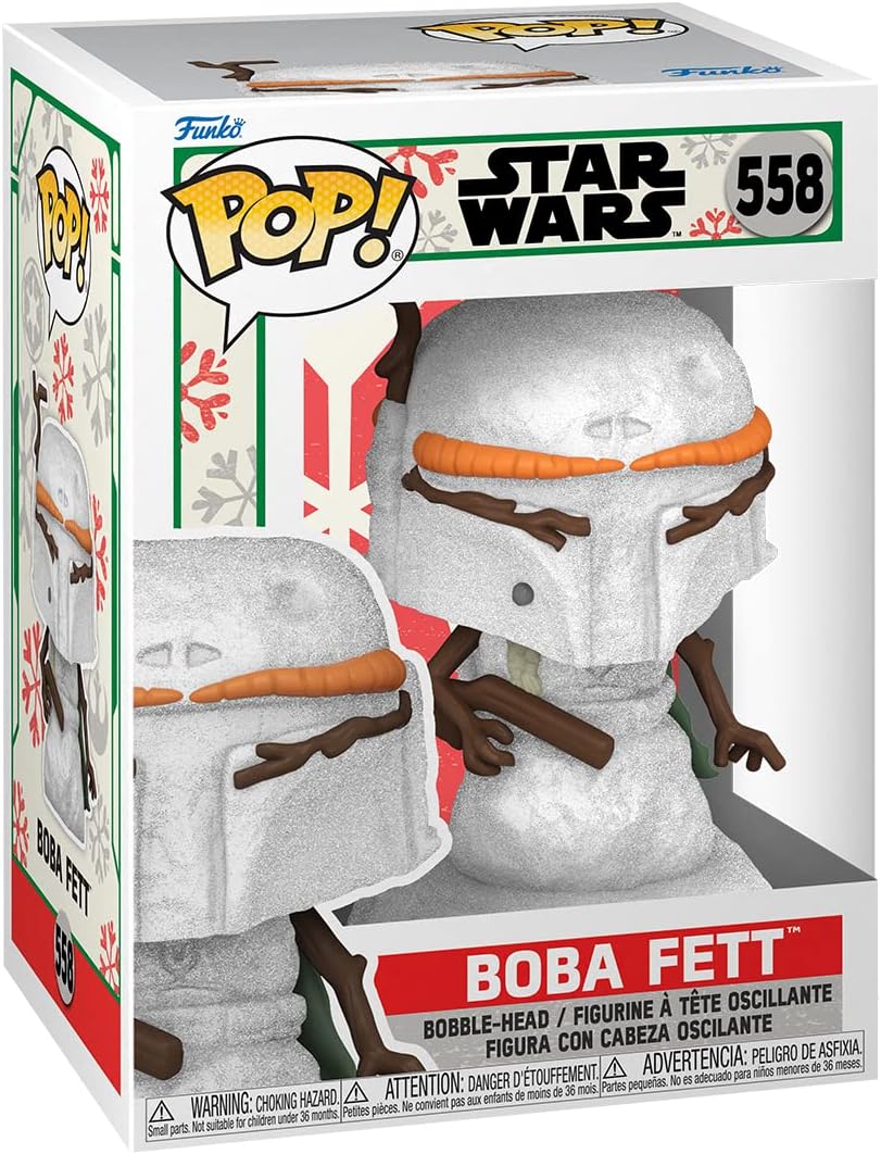 Funko Pop! Star Wars Holiday: Boba Fett Snowman