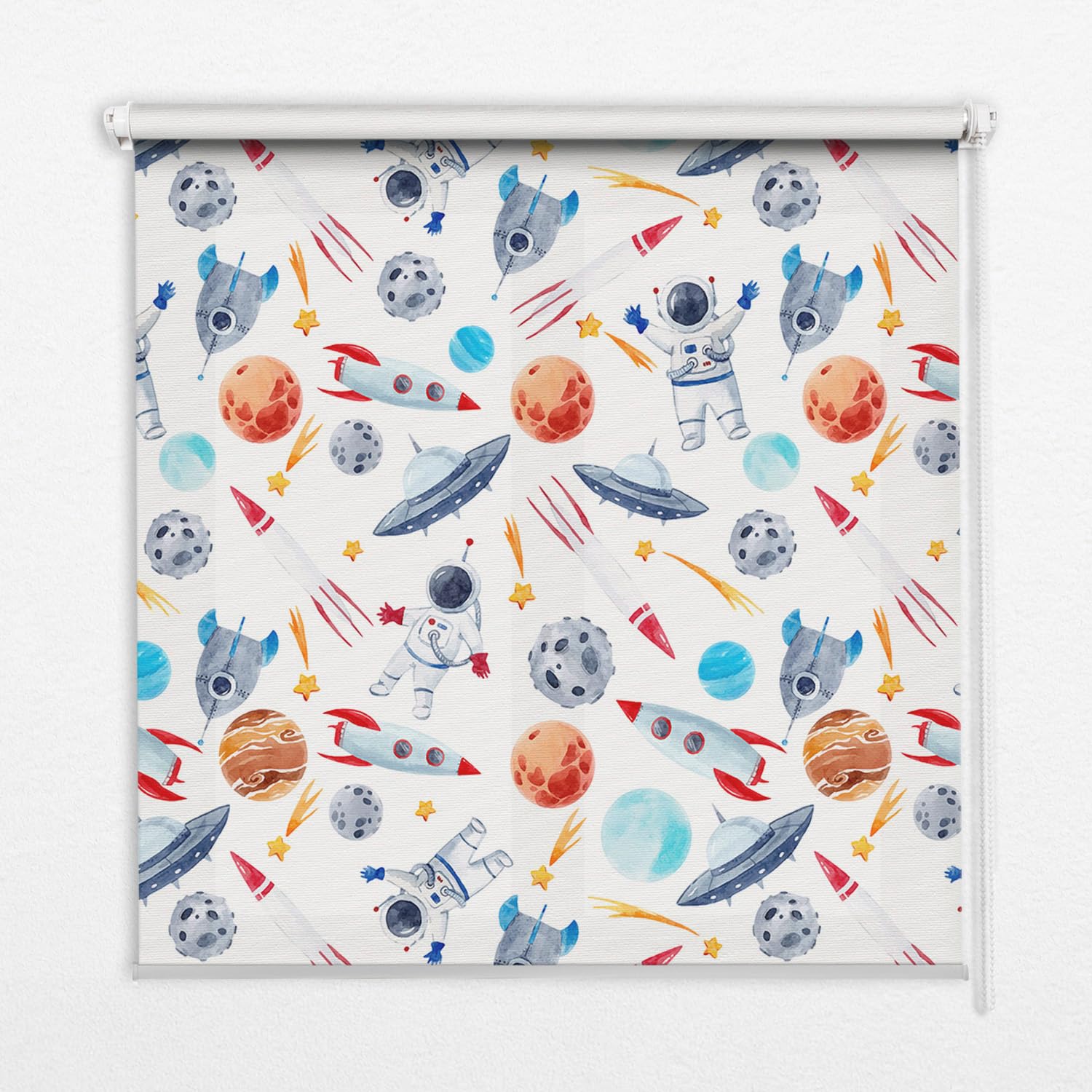 Store enrouleur perméable sans perçage Tulup 50x50cm espace
