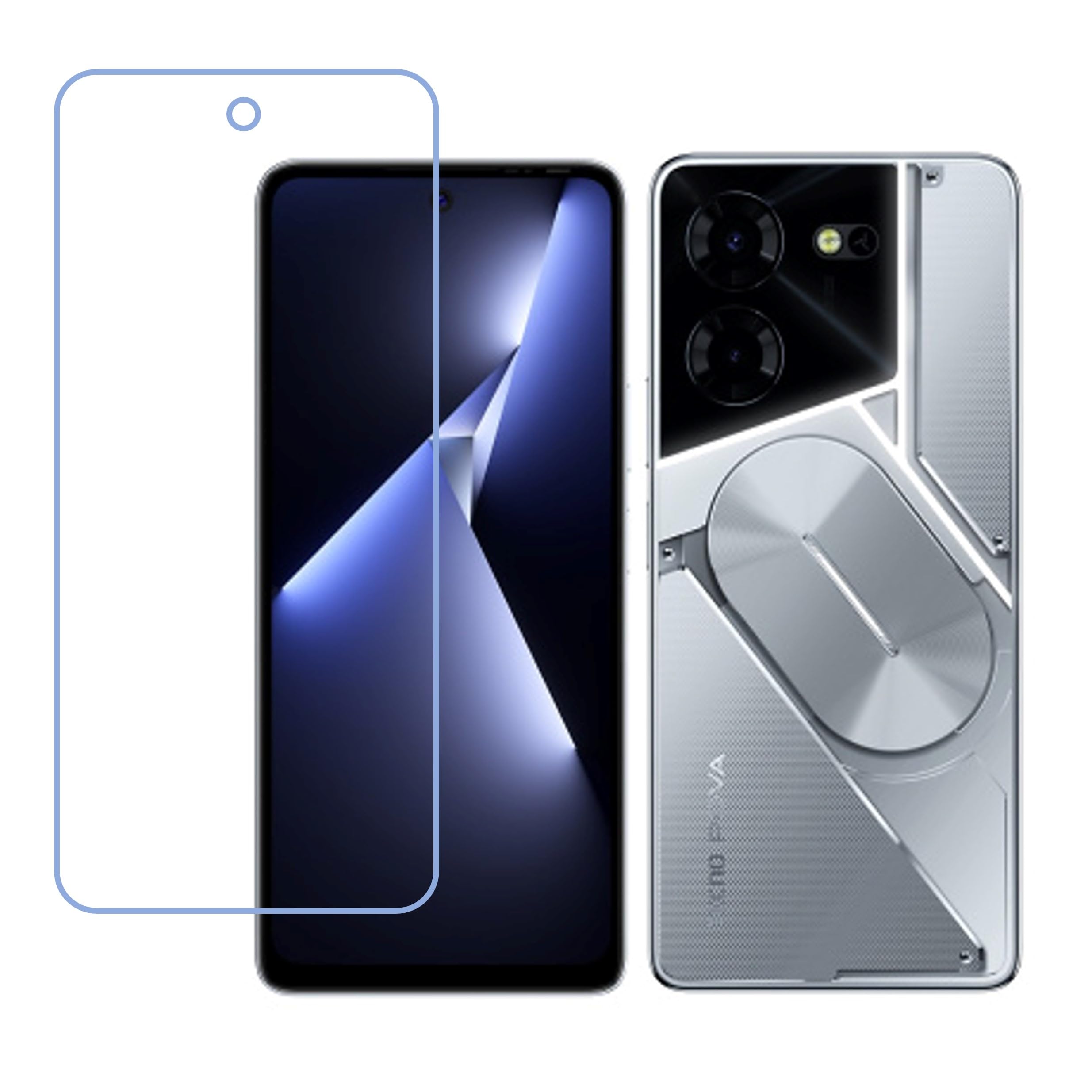 DVTECH 9H Protective Ultra Clear Unbreakable Screen Protector For Tecno Pova 5 Pro (Not A Tempered Glass) for Smartphone (B0CDQGPCXV) Amazon Price History, Amazon Price Tracker