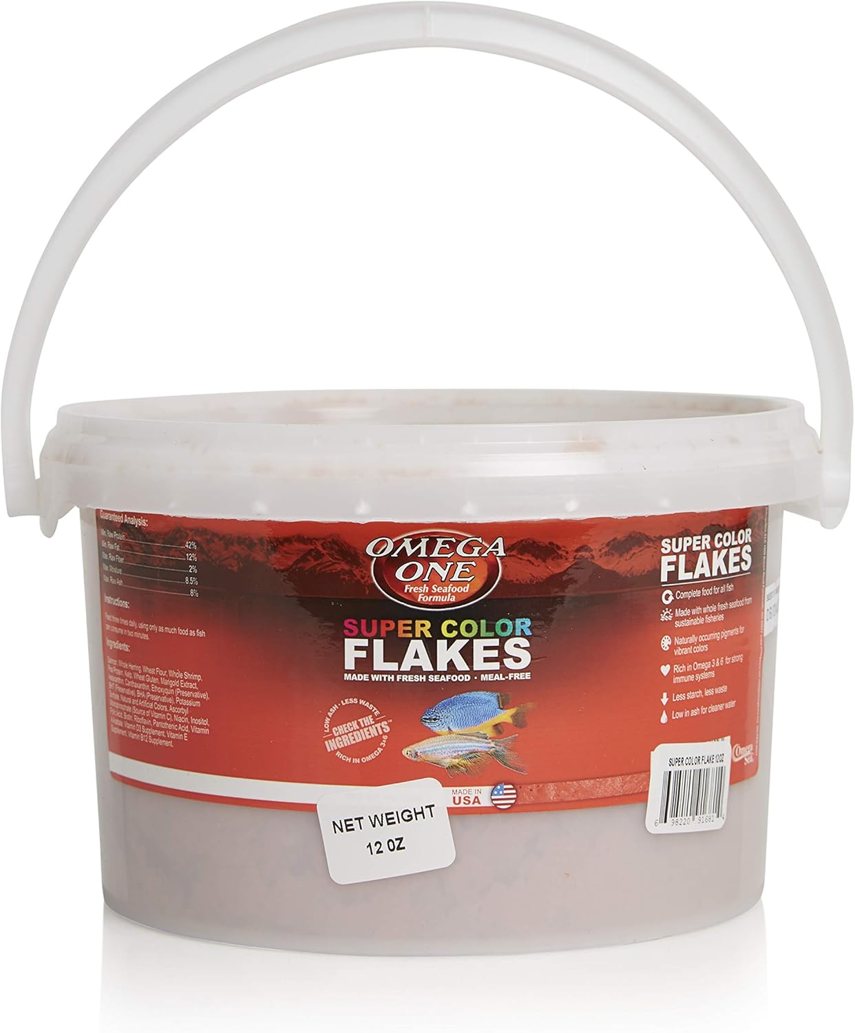 Omega One Super Color Flakes 12 oz