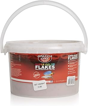 Omega One Super Color Flakes Fish Food 12 oz