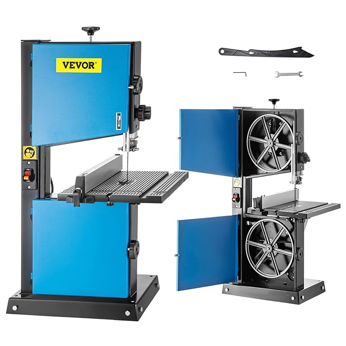 Buy VEVOR Benchtop Bandsaw for Woodworking, 300 W Band Saw, 9" Wood