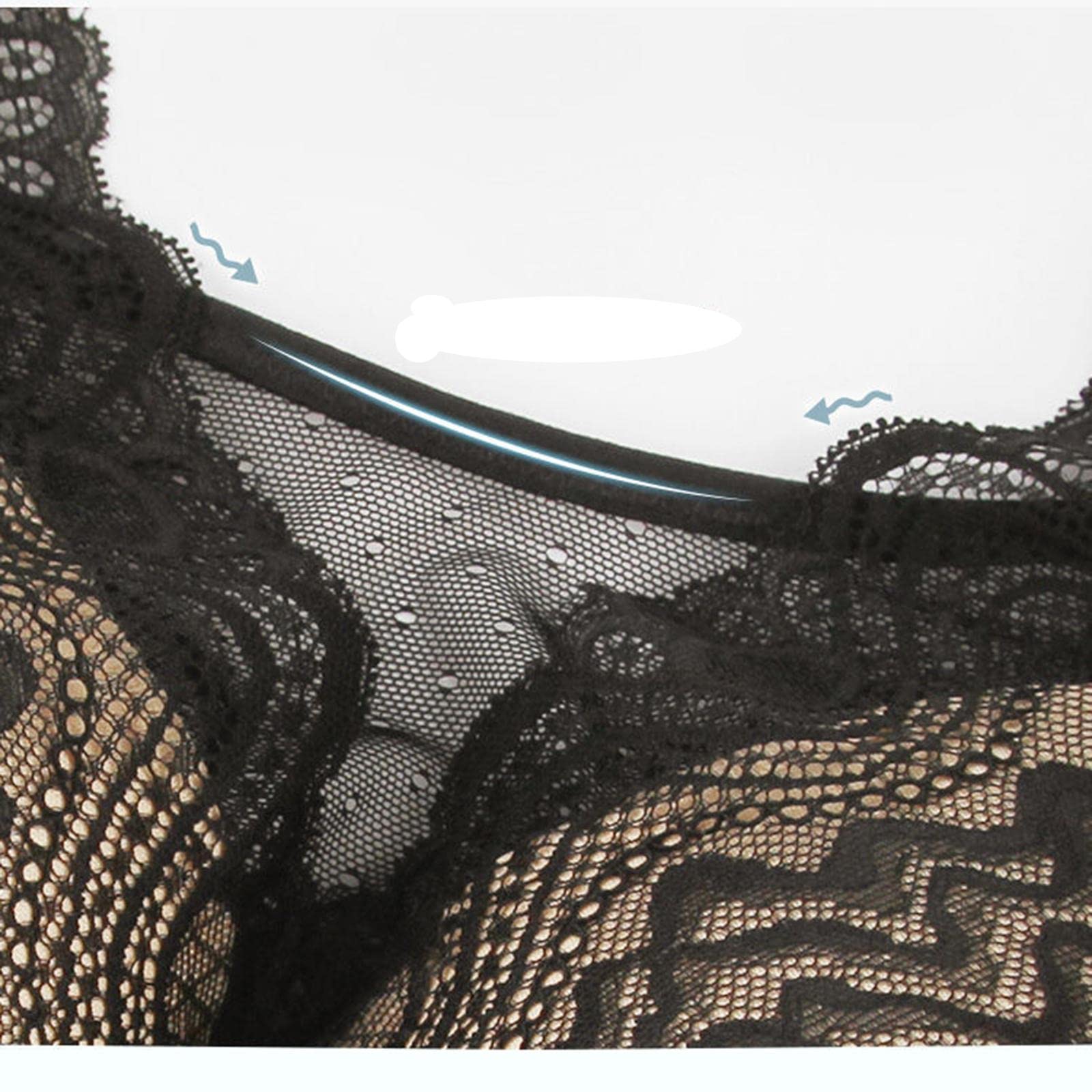 Colcolo Brustprothesen Baumwolle Brustformen Einlagen Prothesen 2 in 1 mit Taschen Herausnehmbar Rückenverschluss Spitze für Mastektomie Crossdressing
