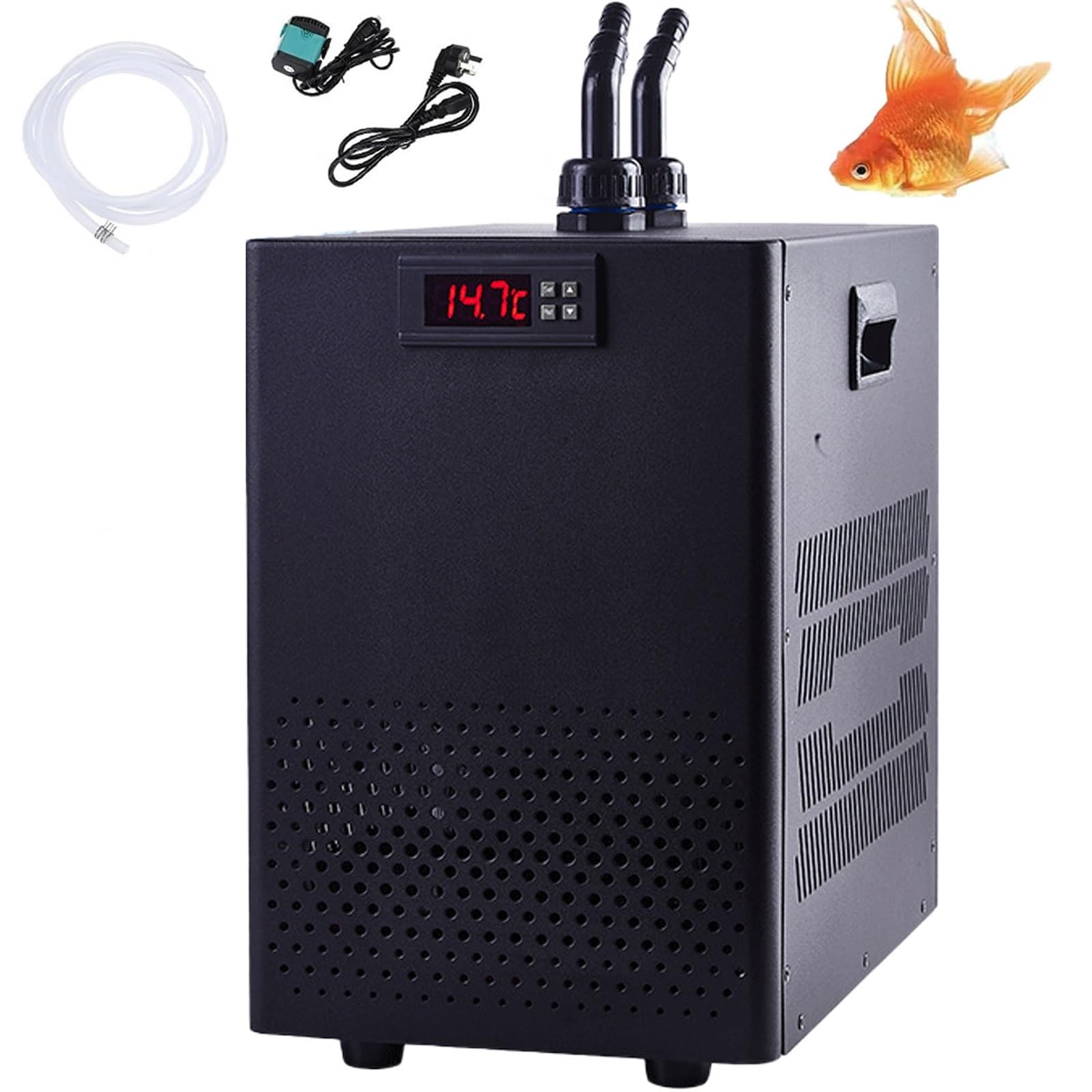 Enfriador para acuario contra golpes de calor con máquina de refrigeración por agua 160L