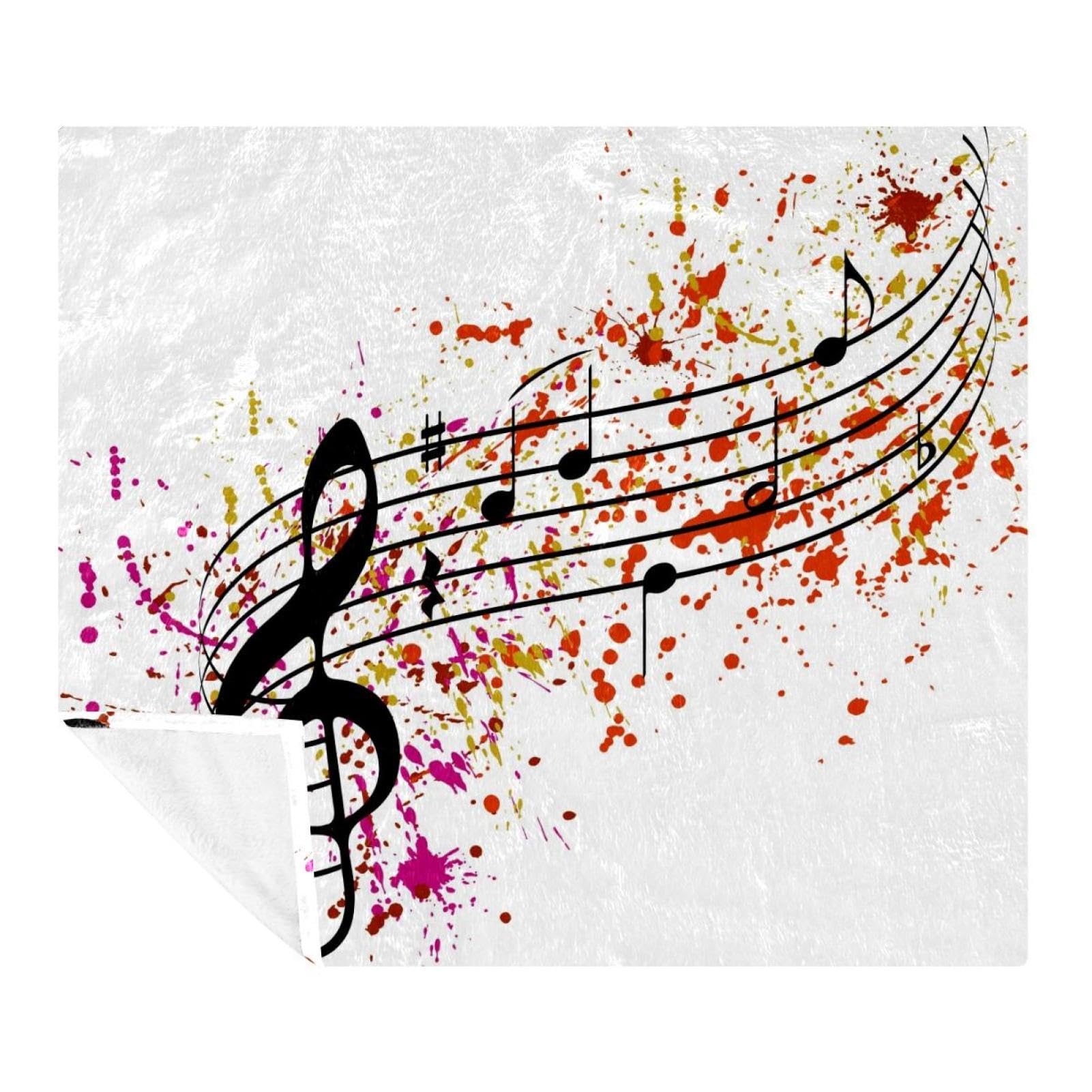 Couverture douce musique pour des soirées cocooning sur le canapé