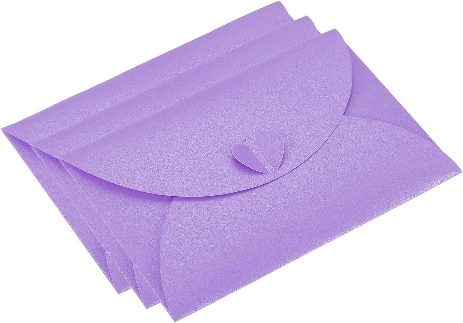 24 50 sztuk perłowych papierowych kopert w kształcie serca zapięcie w kształcie serca prezenty etui na karty na wesela i pozdrowienia złote 50 szt.