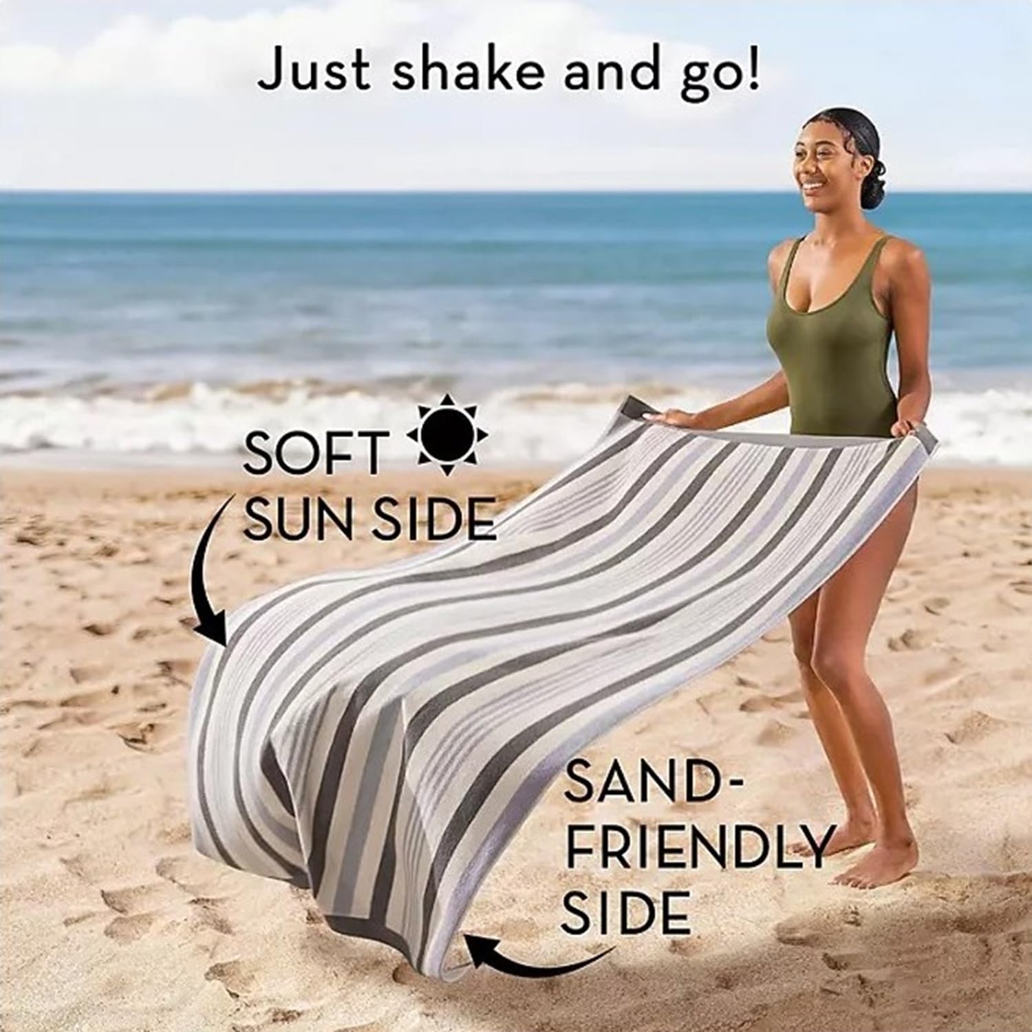 “ TERRY” beach towel Amazon.com: MEMBER'S MARK Oversized Beach Towel, Sand-Resistant