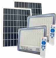 Fari LED Solari Esterni Da 600W - Kit Da 3 Con Telecomando - Impermeabili IP67 - Foto 8