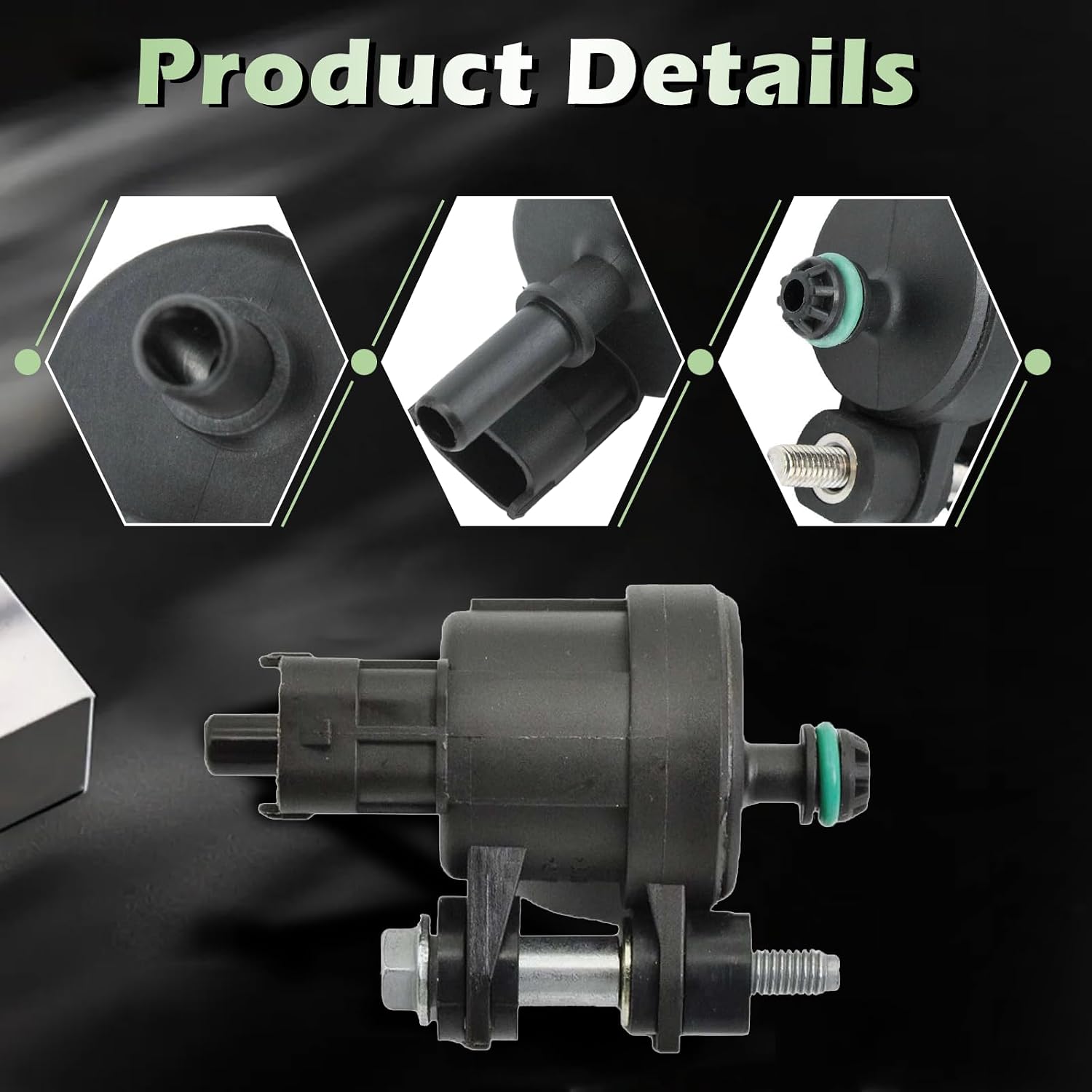 Vapor Canister Purge Solenoid 12690512 Fits for Buick Enclave Lacrosse Cadillac ATS CTS ELR SRX XTS Chevy Camaro Caprice Captiva Colorado Equinox Impala Traverse Volt GMC Acadia Canyon Terrain Outlook