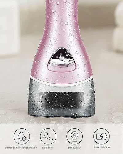 Miniatura 6 de Removedor de callos eléctrico recargable para pies, herramientas de pedicura de lima de pie electrónica portátil, juego de removedor de callos