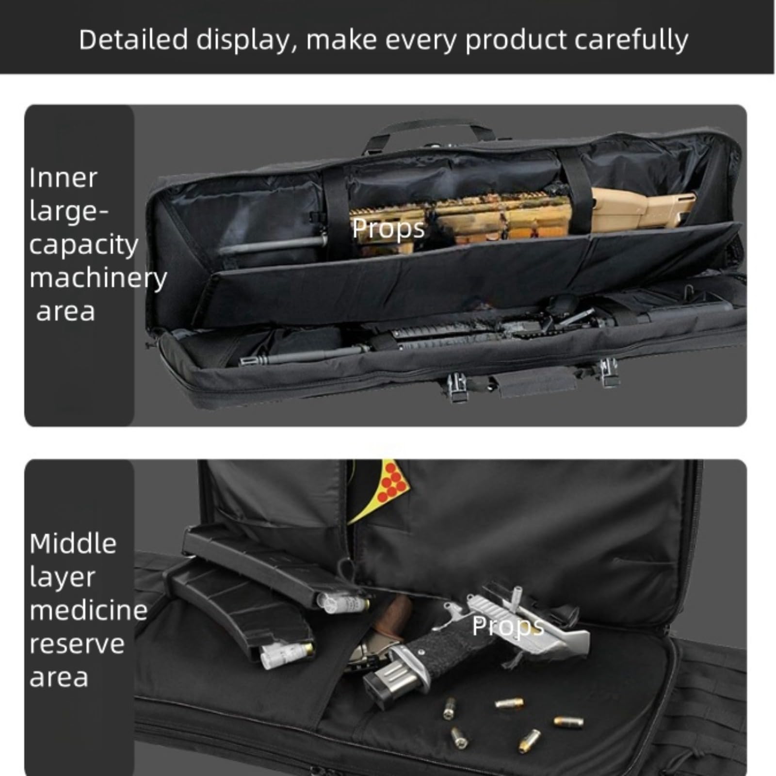 LOJAX Custodia per Fucile da 36/42/47 Pollici, Borsa Tattica per Pistola da Esterno e Borsa per Pistola, Borsa per Pistola con Fodero - Adatta per la Caccia e Gli Sport all'Aria Aperta