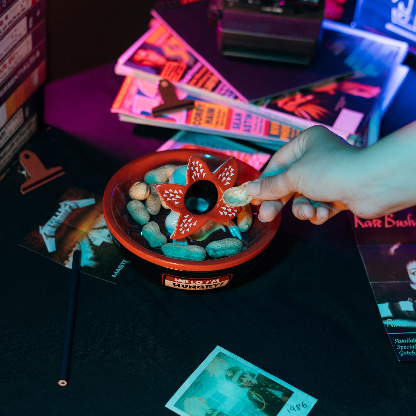 Bol Apéritif Stranger Things Demogorgon - Plateau Apéro Compartimenté Fun Et Pratique Sous Licence Officielle