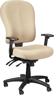 Tempur-Pedic TP4000C Ergonomic Fabric Swivel Task Chair with Tempur Material, Cooling Gel Layer, Beige