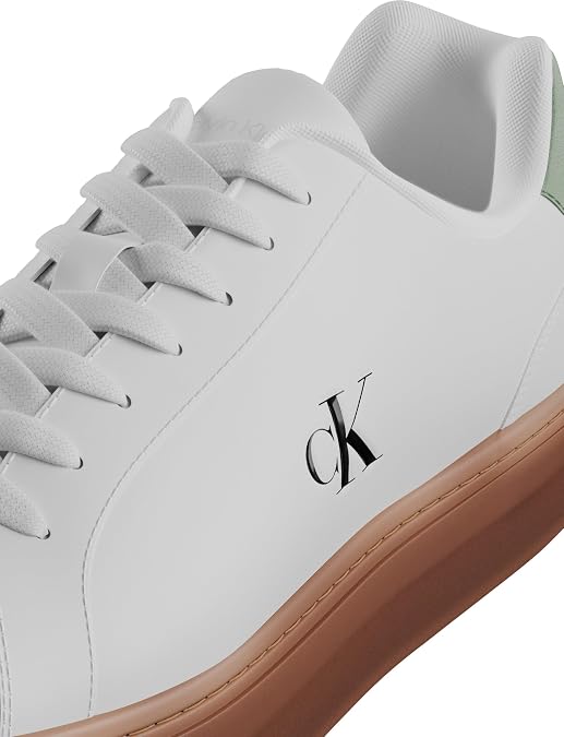 Calvin Klein Men's Classic Cupsole Laceup LTH Ym0ym01435Low Top