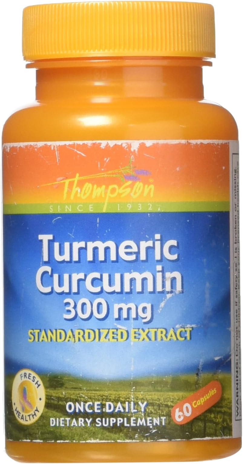 ThompsonTurmeric Curcumin Extract, Veg Cap (Btl-Plastic) 300mg 60ct