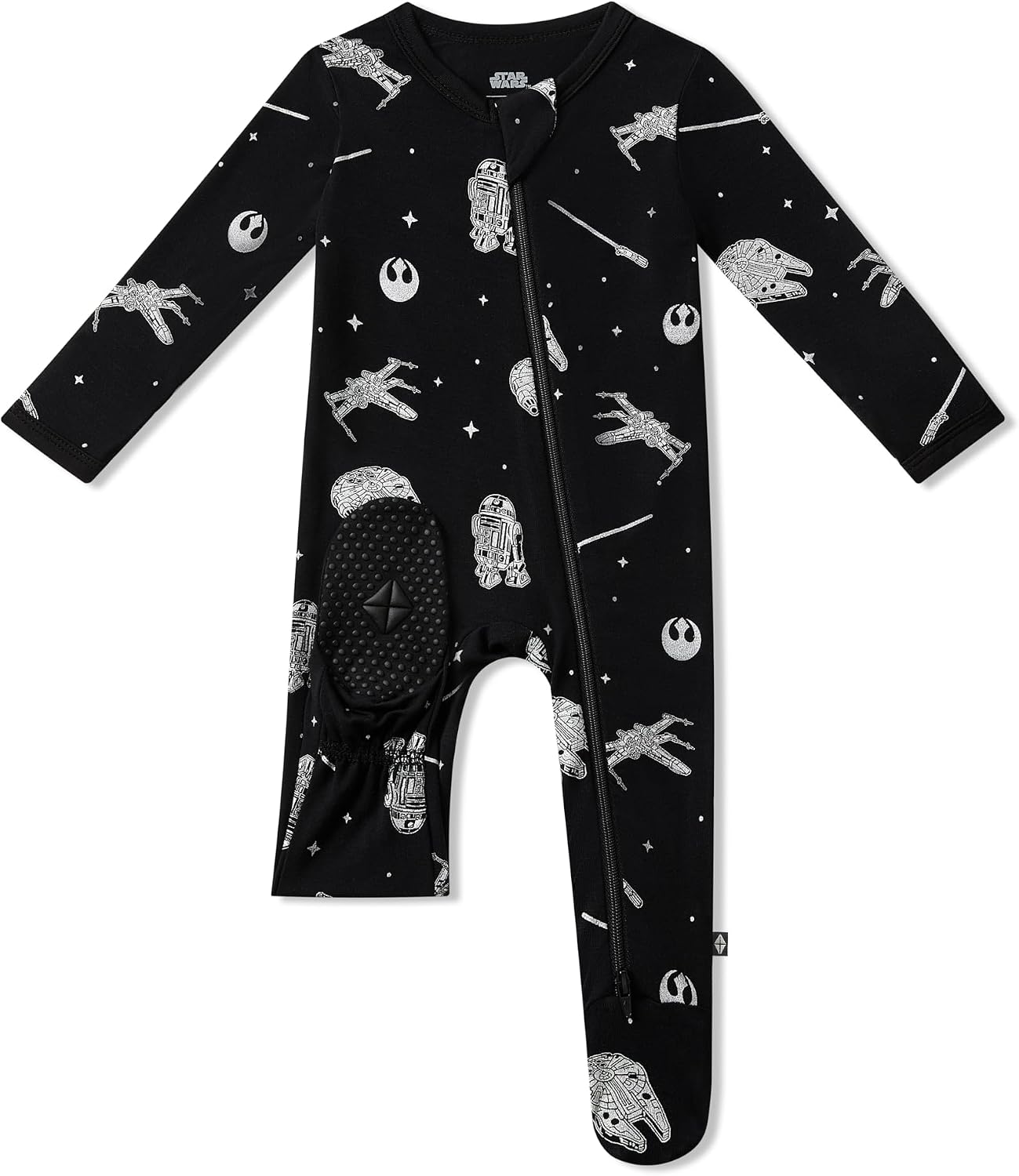 KYTE BABY Unisex Zipper Closure Footies, Rayon Made From Bamboo, 0-24 Months
