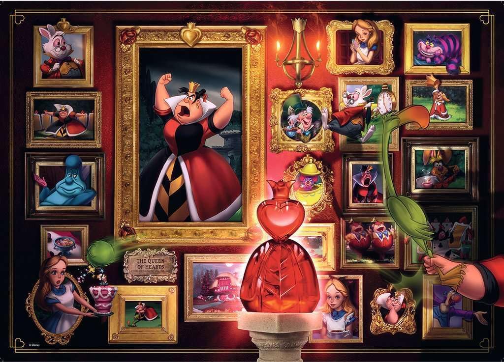 Ravensburger Disney Queen of Hearts 1000 Piece Jigsaw Puzzle for Adults – Every Piece is Unique, Softclick Technology Means Pieces Fit Together Perfectly, Multicoloured (15026)