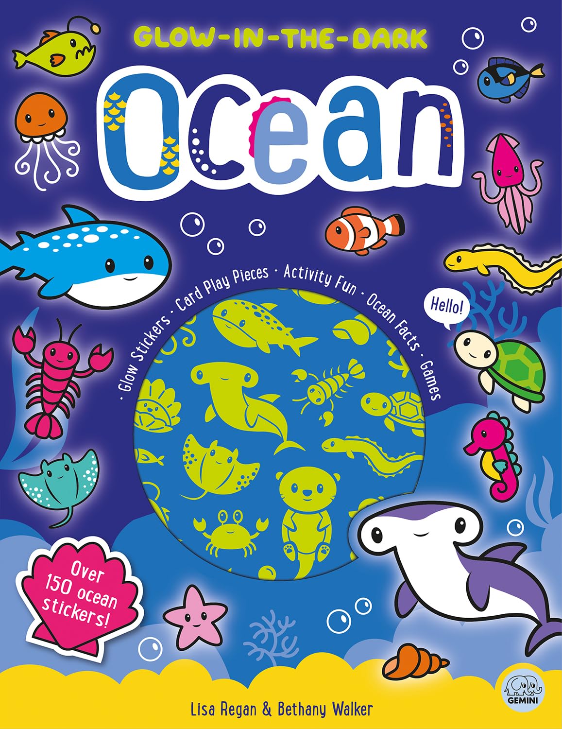 Glow-in-the-Dark Ocean Sticker Activity Book