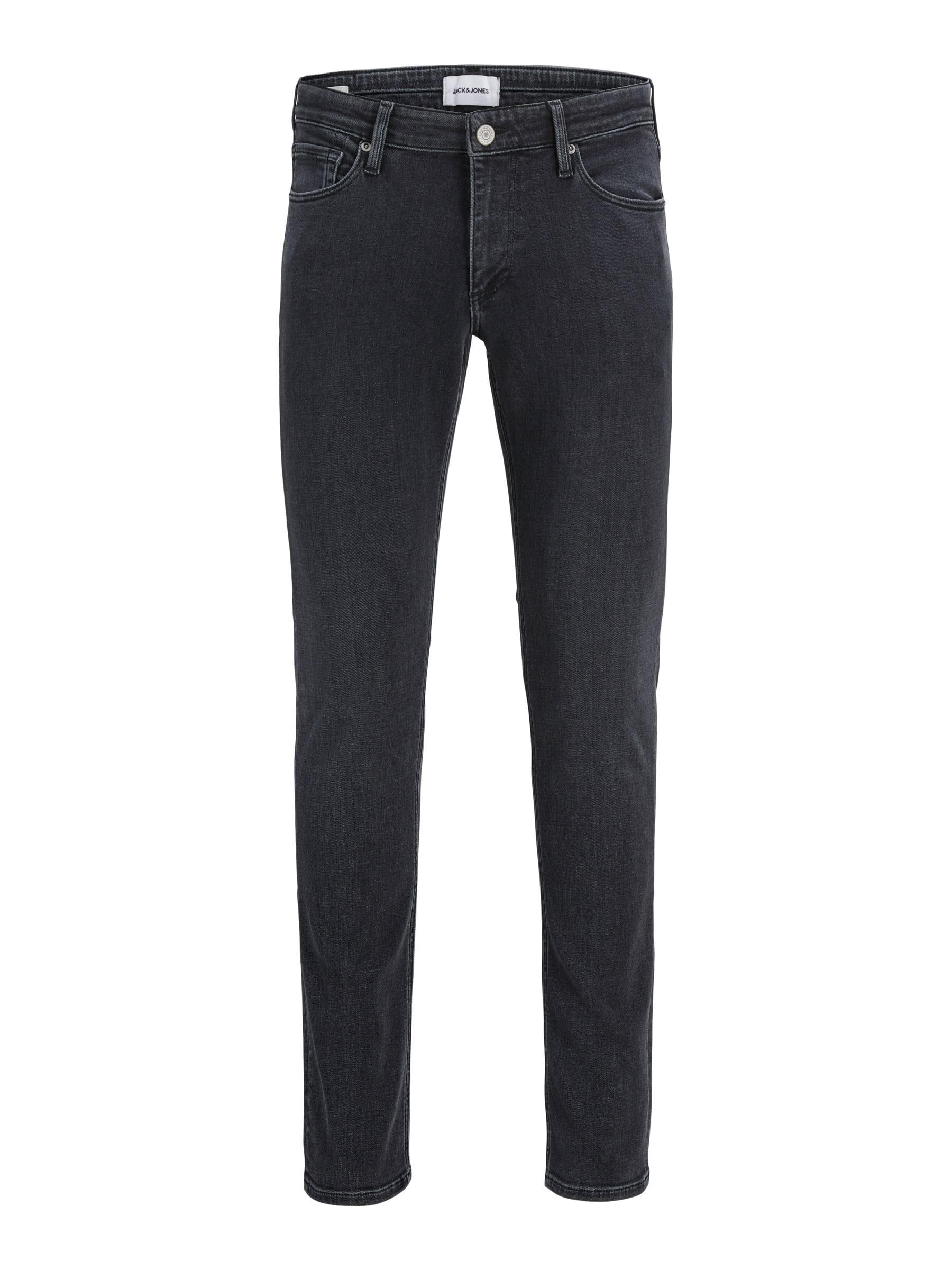 JACK & JONES Jjiglenn Jjevan Jj 877 Noos, Black Denim, 29 W/34 L