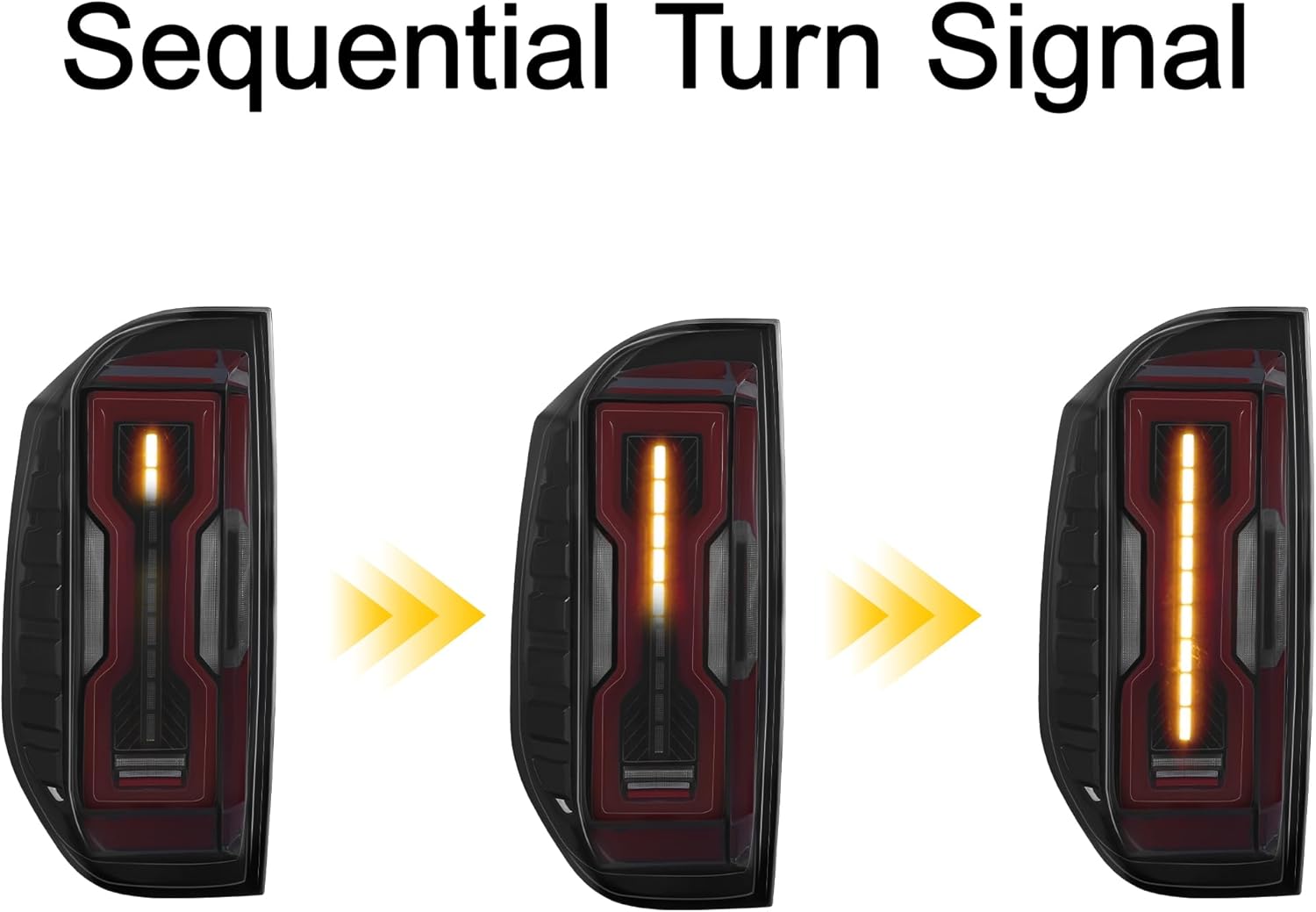 LED Tail Light Assembly Fit for 2014-2021 Toyota Tundra 14 15 16 1 7 18 19 20 21 Tundra Driver Side and Passenger Side