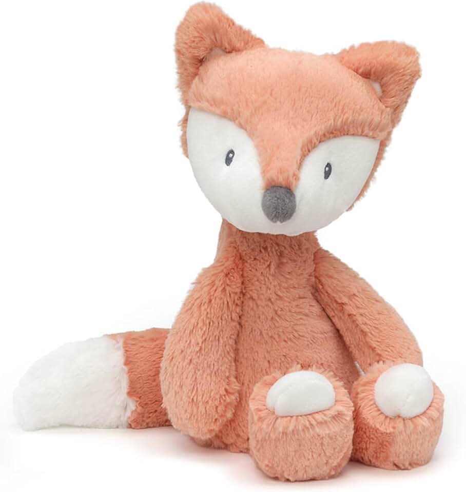 Baby GUND，Lil’ Luvs 系列 Emory Fox 毛絨填充動物，橙色和奶油色，12 英寸