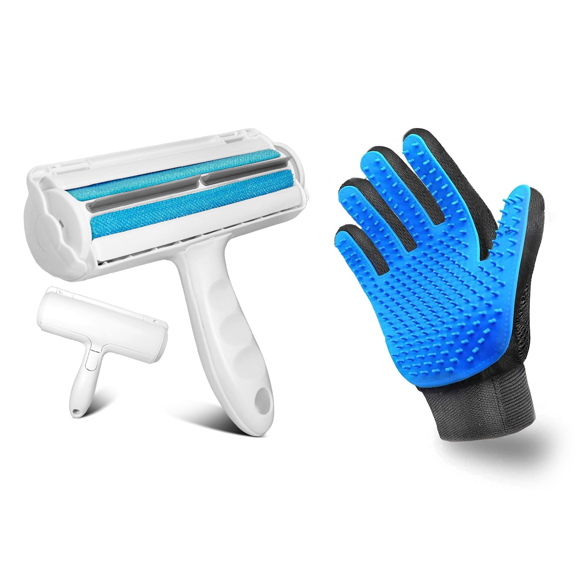 THINGSSOL© Rodillo Quita Pelusas Ropa y Guante Quita pelos Mascota Reutilizable | Cepillo para Gatos Perros | Cepillo Perro Gato | Limpieza hogar quitapelusas Ropa(Guante Derecho)