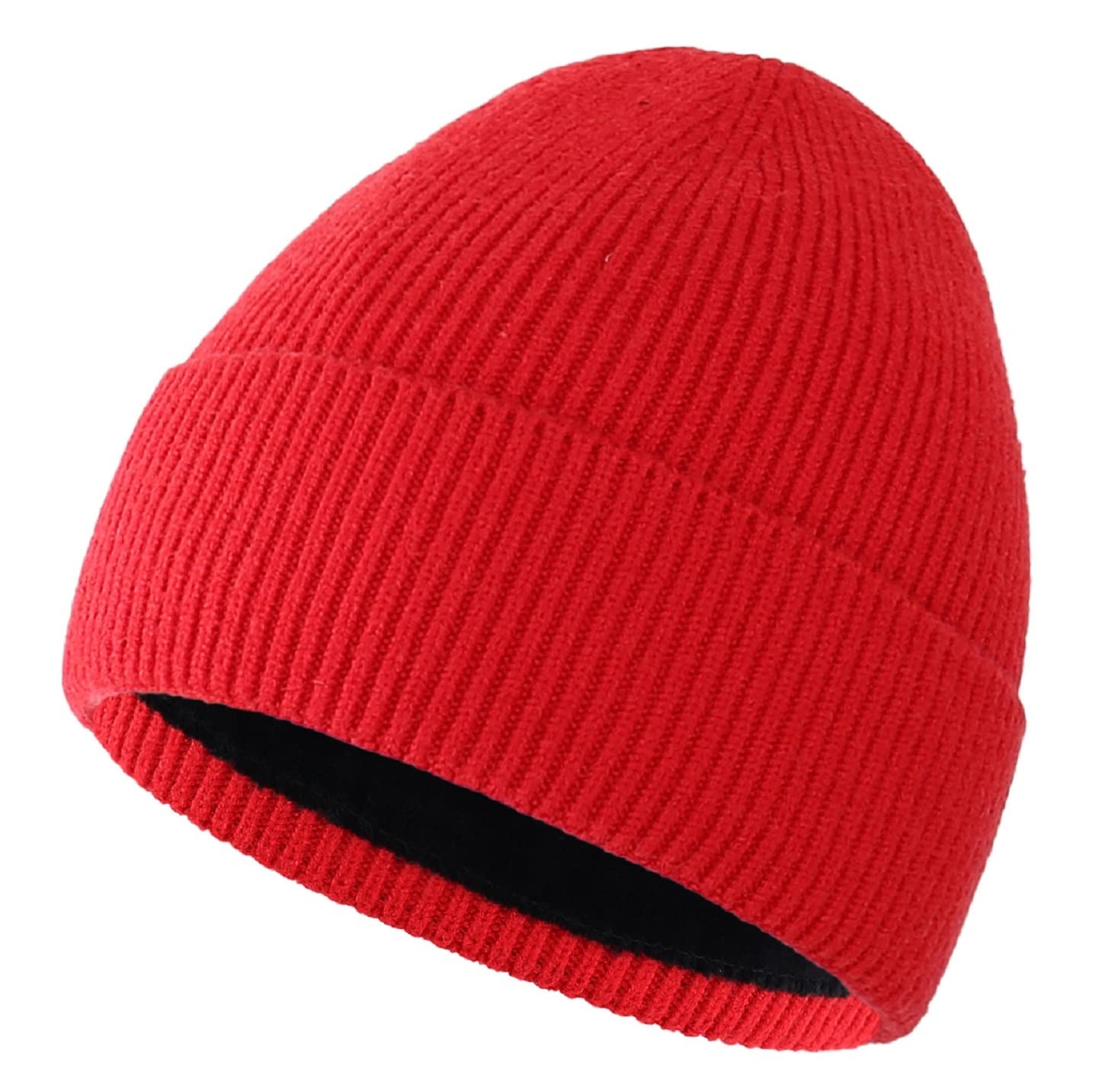 Connectyle Kids Beanie Hat Warm Winter Hats for Boys Girls Fleece Lined Knit Kids Hat for Ages 1-5