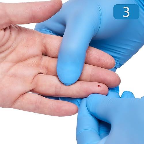 Miniatura 6 de ONE-CARE PRO - Lancetas de seguridad, botón superior activado, 21G x 0.071 in, 100bx, muestreo estéril, suave y conveniente