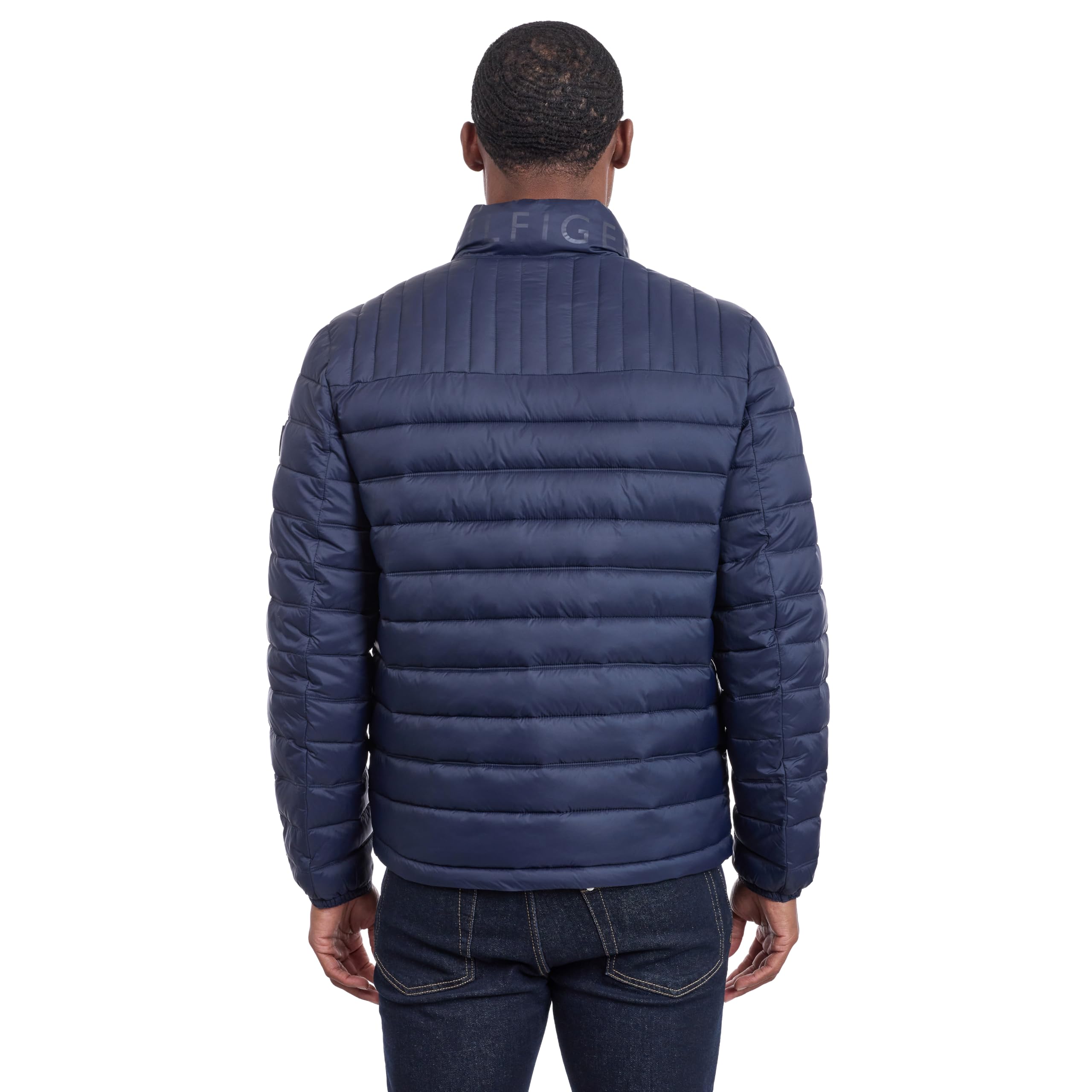 Tommy Hilfiger Adaptive Ultra Loft Lightweight Packable Puffer Jacket (Standard And Big & Tall) Cappotto alternativo in piumino Uomo