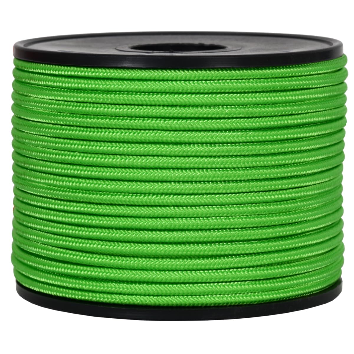 Corderie Italiane®, 006091615, Sagola per fucili da sub, anima in Dyneema® SK75 intrecciato, rivestimento in Poliestere Alta Tenacità prestirato, diametro 2,5 mm, 25 metri, Colore Verde flu