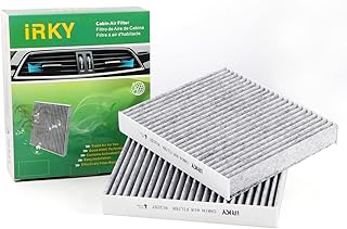 iRKY Cabin Air Filter CF12157 CP157 Replacement for Toyota Lexus Mazda Camry Corolla RAV4 Prius RX350 C-HR ES350 Avalon CX-9 ES300h RX450h includes Activated Carbon 2 Packs