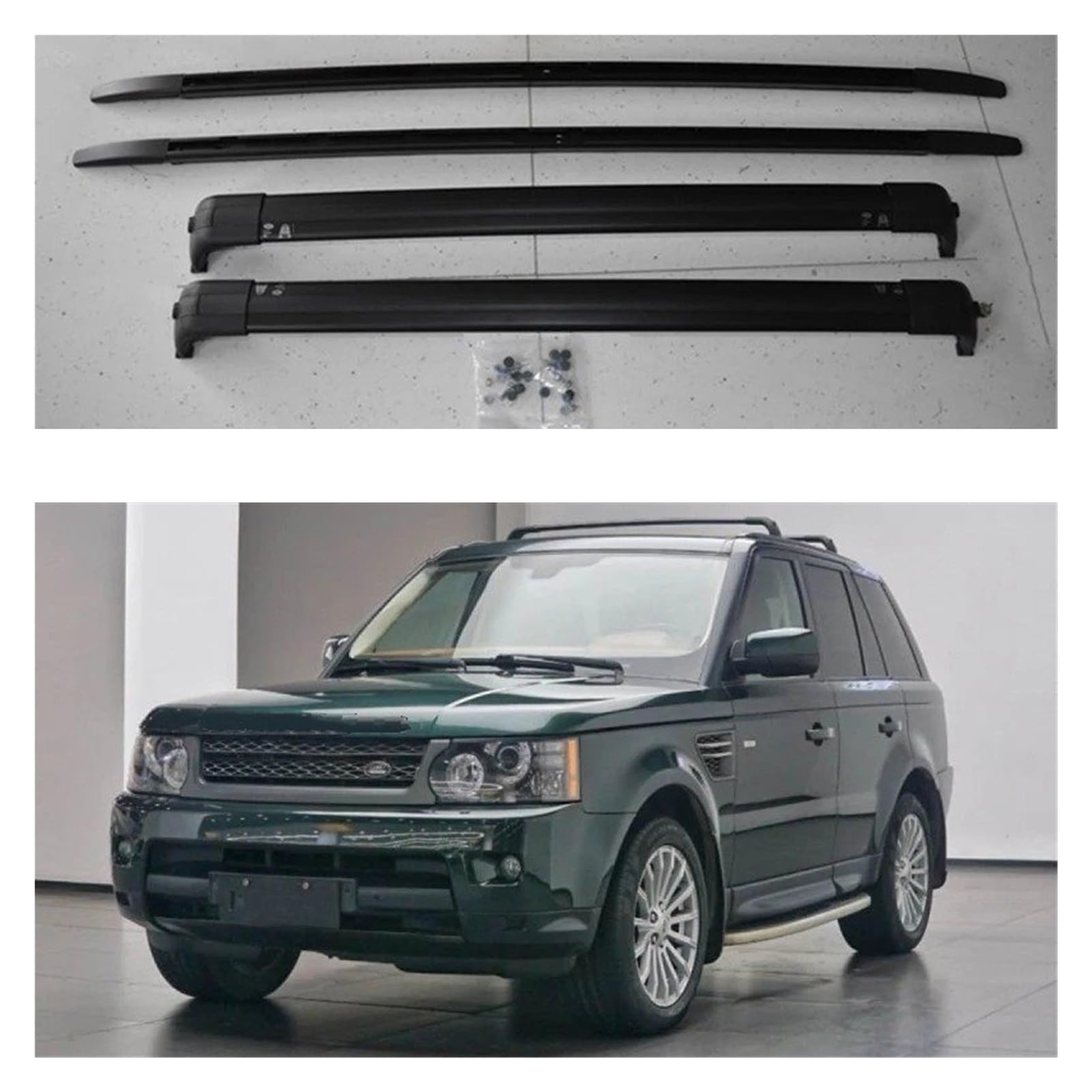 Barras Portaequipajes Barras Portaequipajes Estilo OEM Cajas Rieles Cruzados Superiores para Land para Rover para Range para Rover Sport Barra Techo Auto